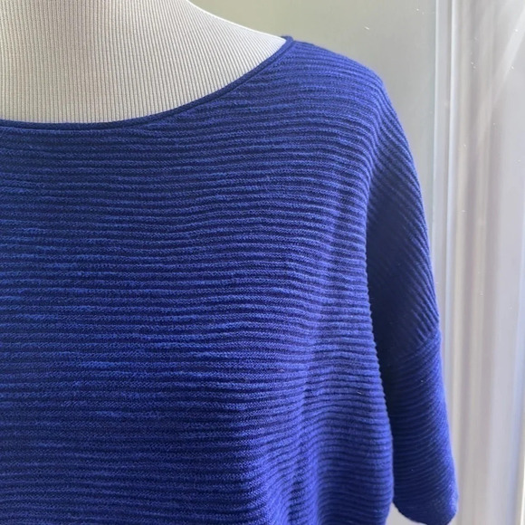 Eileen Fisher Boxy Ribbed Sweater, Size S/P, Like New - Picture 2 of 8